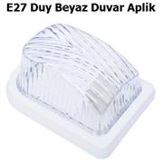 E27 DUY BEYAZ DUVAR APLİK