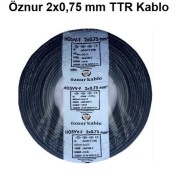ÖZNUR 2X0,75 MM TTR KABLO