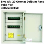 SIVA ALTI 20 OTOMAT PAKO YERİ DAĞITIM PANOSU